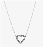 Collana Pandora Donna Petite Memories in Argento 590530-75 - 590530-75